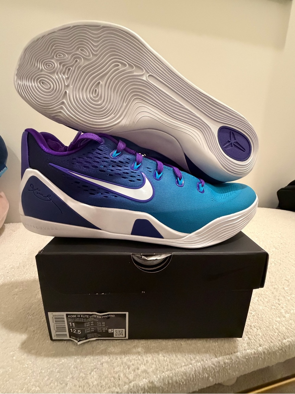 Nike Men’s Kobe 9 Elite Protro ‘Blue Lagoon’
